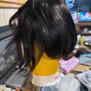 💇‍♀️ 100% Human Hair Wig | Short Bob | Natural Black | Lace Front